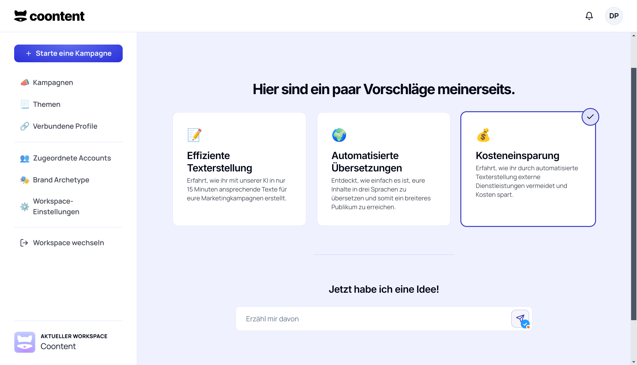 Creative idea finder
